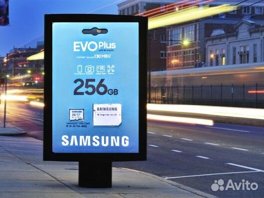 Кaрта пaмяти microSD 256 Gb Samsung EVO Plus