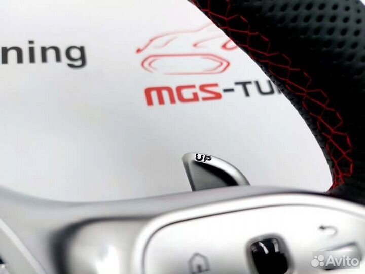 Руль 63 AMG red Mercedes G class W463 Гелик амг