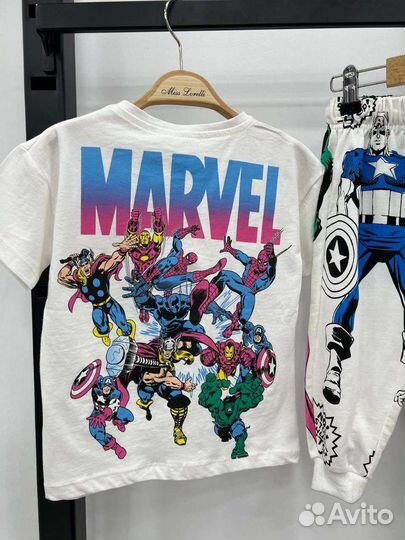 Костюм детский для мальчика новый zara Marvel