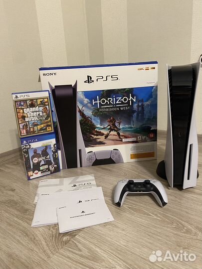 Sony playstation 5 состояние новой на гарантии