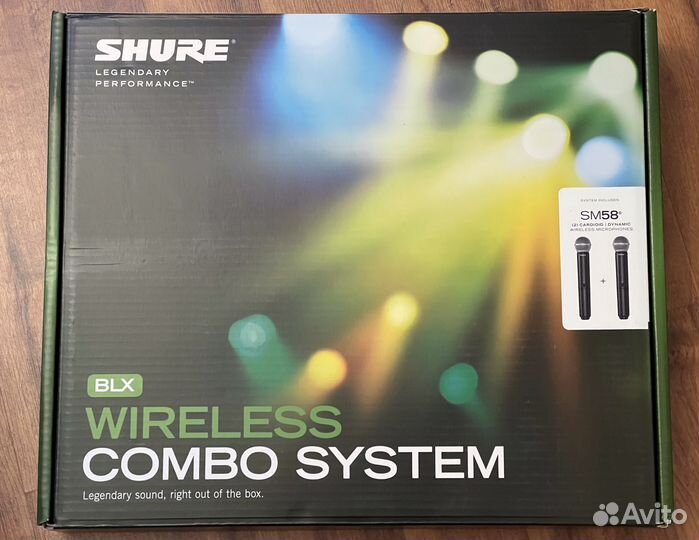 Shure BLX288/SM58 Combo S8 оригинал