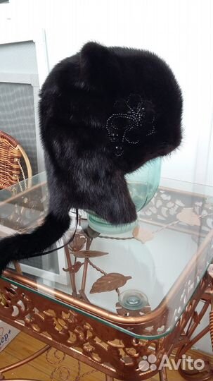 Новая стильная норковая Шапка-Кошка