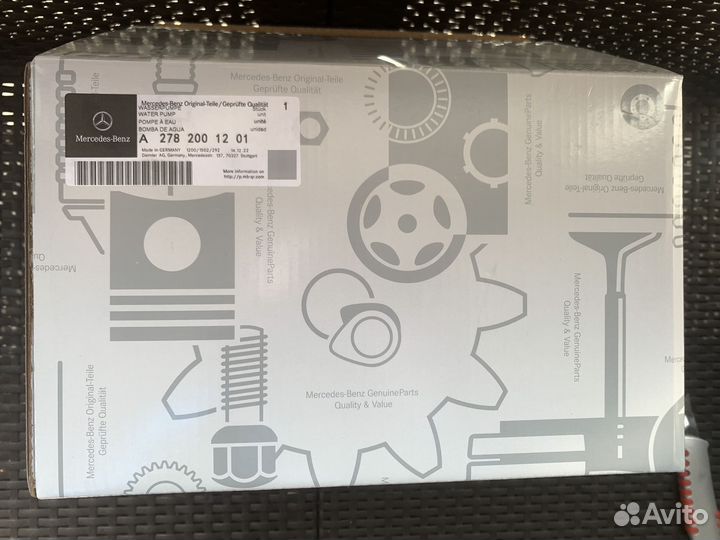 Водяной насос помпа M278 Mercedes-Benz