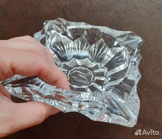 Пепельница хрусталь СССР (новая)