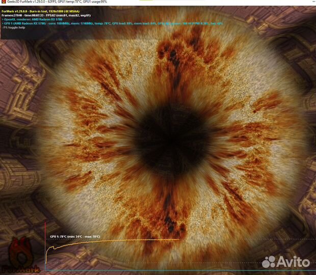 Видеокарта 8 GB AMD Radeon RX 5700 asus