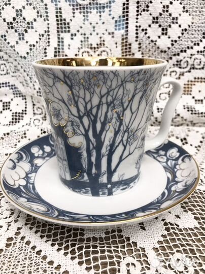 Чашка с блюдцем лфз