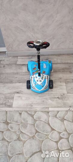 Машинка каталка электрическая