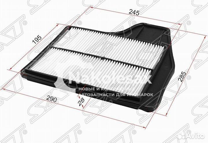 Фильтр воздушный nissan teana L33 QR25DE 13/altima