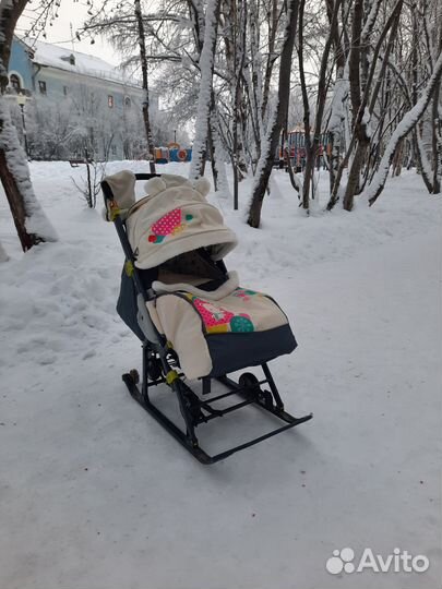 Санки коляска ника