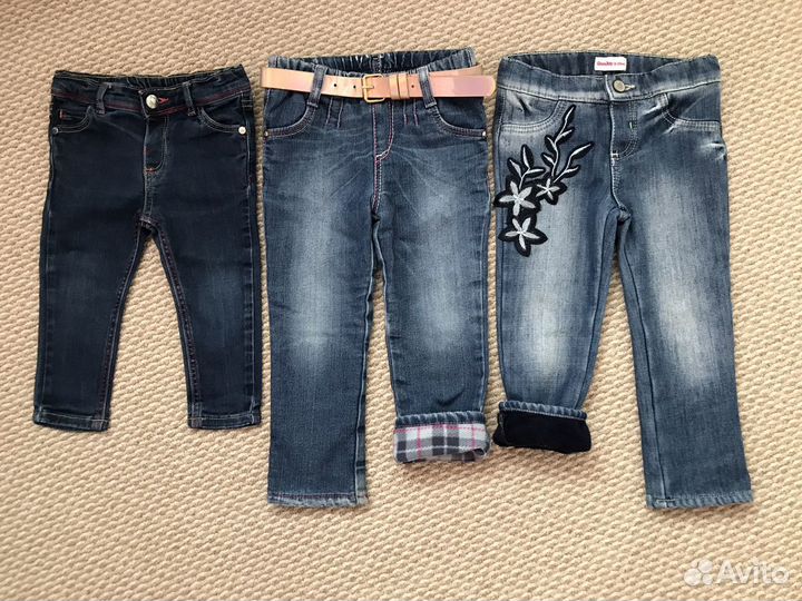 Джинсы на девочку 98 размер