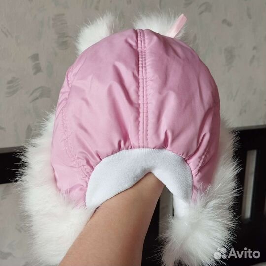 Шапочка для девочки зимняя новая
