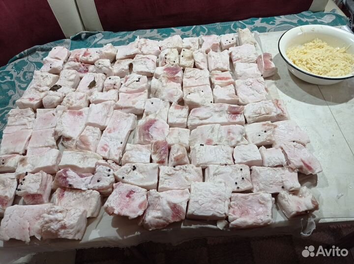 Сало соленое