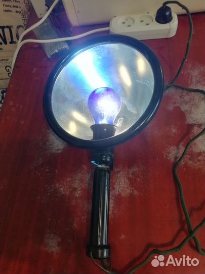 Синяя лампа для прогревания СССР