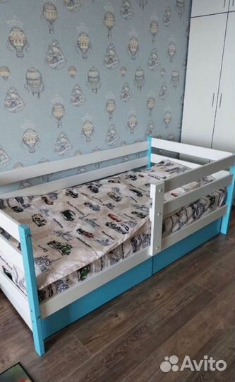 Детская кровать Софа (двойной борт)