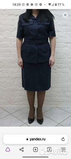 Женская офисная вкс Военная форма