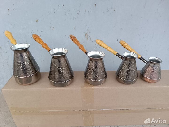 Турка для кофе медная