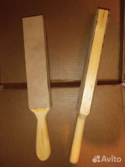 Доска с кожей для правки ножей