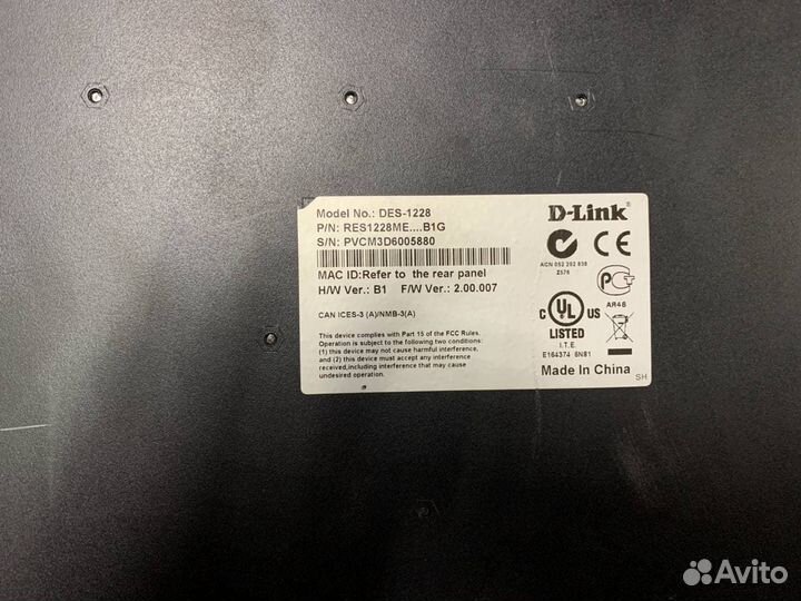 Коммутатор D-Link DES-1228