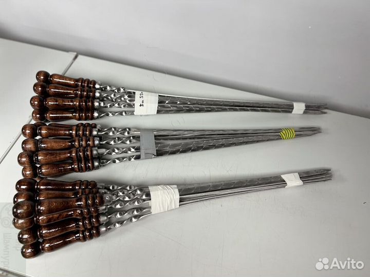 Шампура с деревянной ручкой