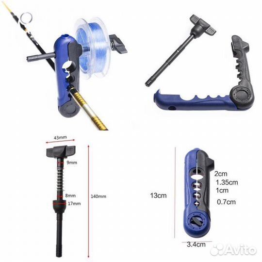 Устройство для намотки лески плетни на рыбалке