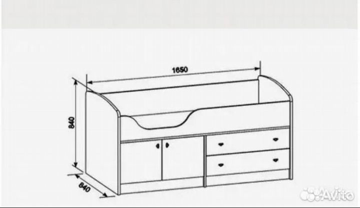 Кровать Сканд Матрас в подарок
