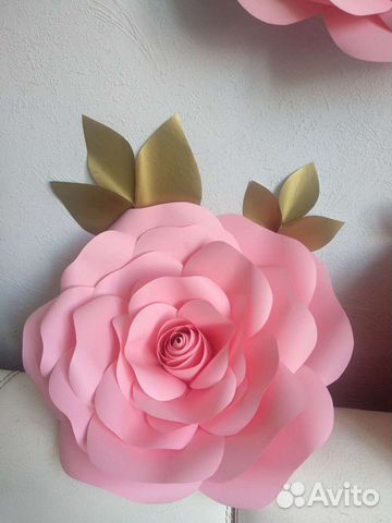 Большие цветы (снежинки и др) поделки в садик школ