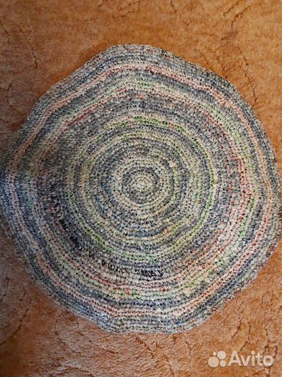 Вязанные коврики крючком