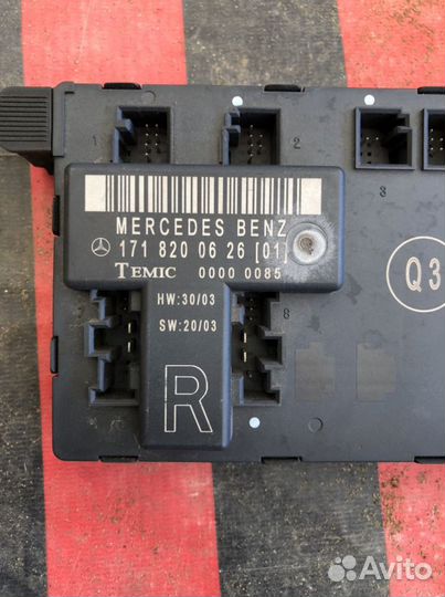 Блок комфорта Мерседес slk r171