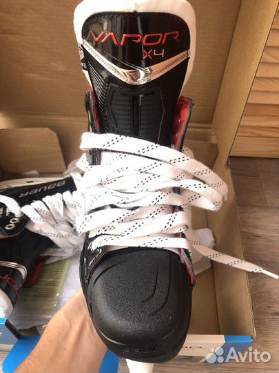 Хоккейные коньки bauer vapor 4x fit 2, размер 6,5
