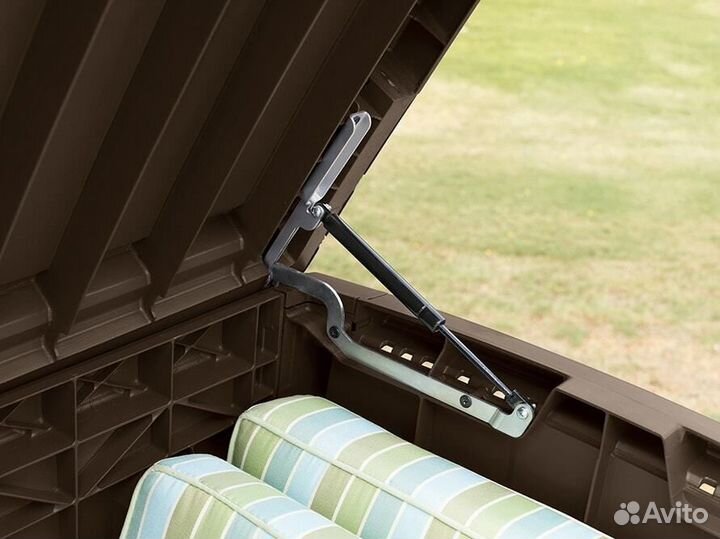 Пластиковый сундук Keter Borneo 416 л коричневый