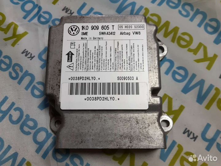 Блок управления SRS Airbag Volkswagen Jetta 5