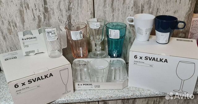Стаканы и бокалы Икеа