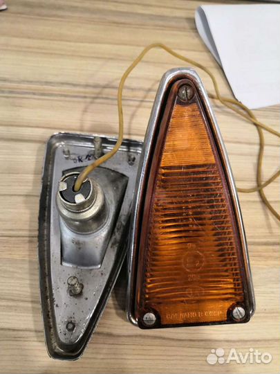Плафон фонаря, поворотника на москвич