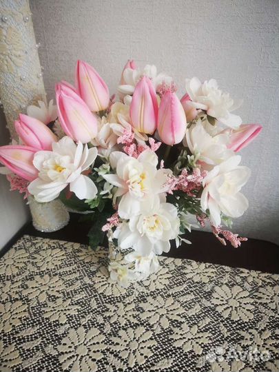 Искусственные цветы букеты