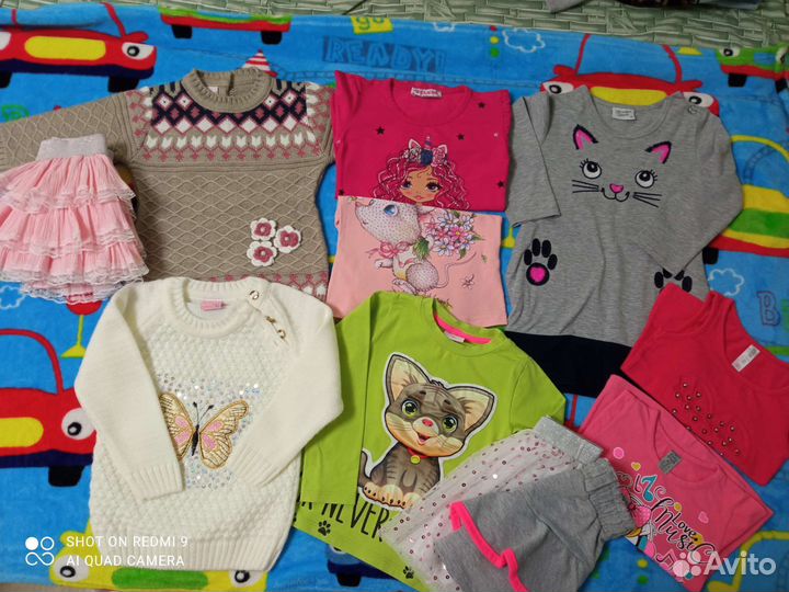 Вещи пакетом на девочку 2 года