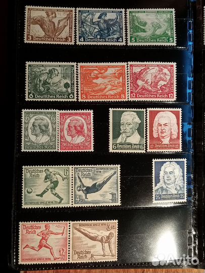 Марки: 1920 - 1941 гг, 1944,46