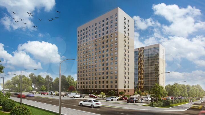 3-к. квартира, 48,5 м², 12/17 эт.