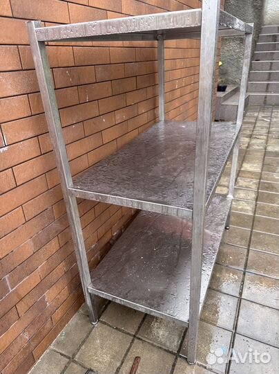 Стеллаж из нержавейки