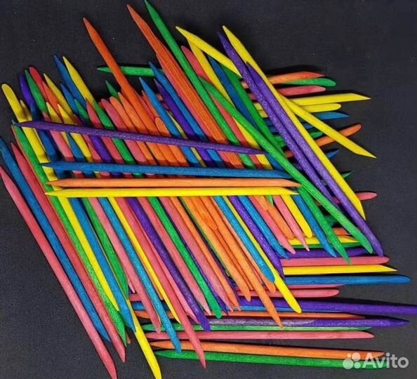 Апельсиновые палочки для маникюра в ассортименте