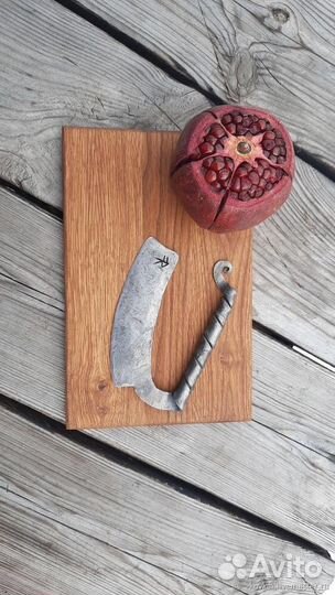 Кованый нож для кухни ручной работы