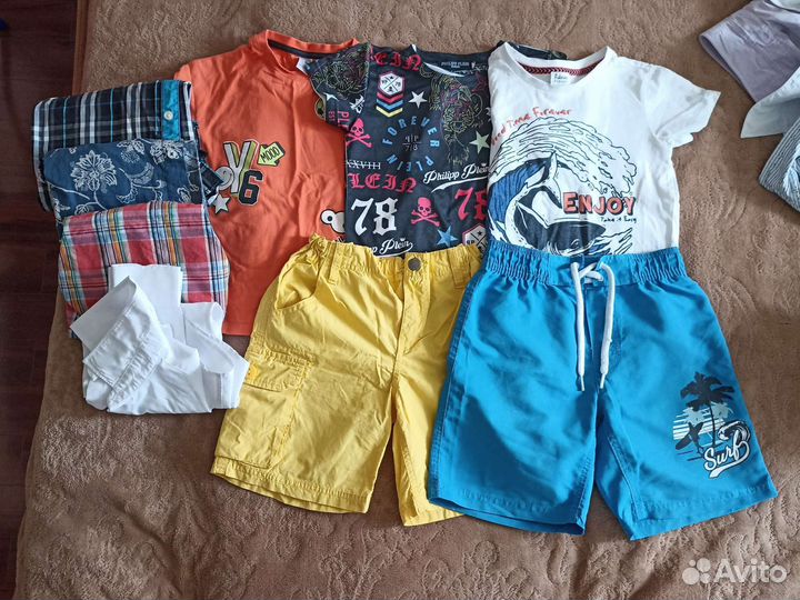 Пакет вещей на мальчика размер 122 128