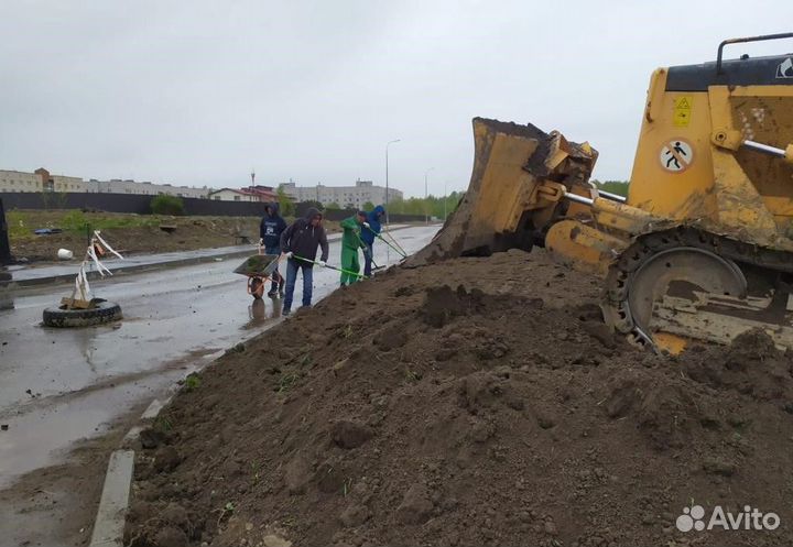 Разнорабочие. Копка траншей и колодцев