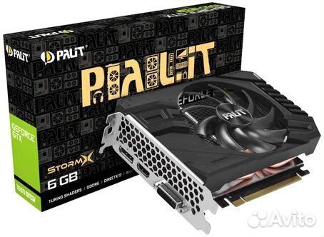 Видеокарта Palit GeForce GTX 1660 super StormX 6GB