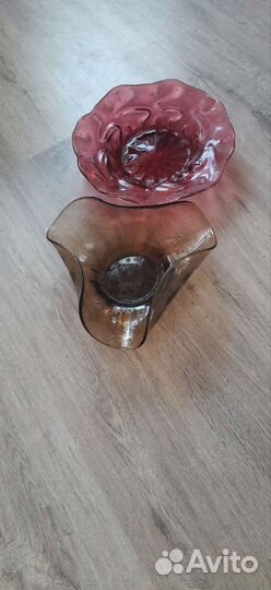 Посуда цветное стекло СССР