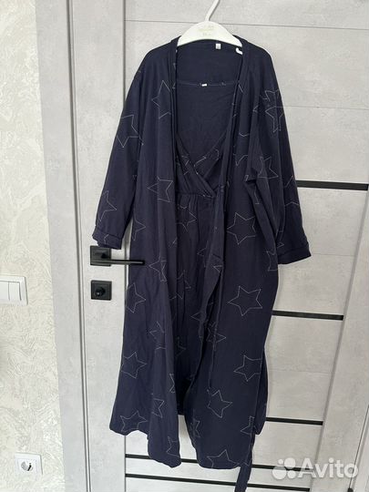 Халат с руковом и сорочкой