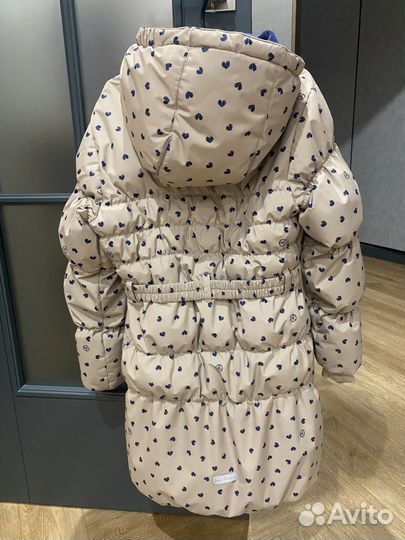 Пуховик зимний для девочки 134