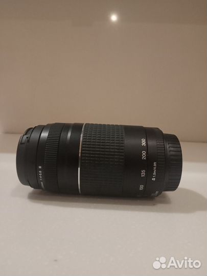 Объектив Canon Zoom Lens EF 75-300 mm 1:4-5.6 iii