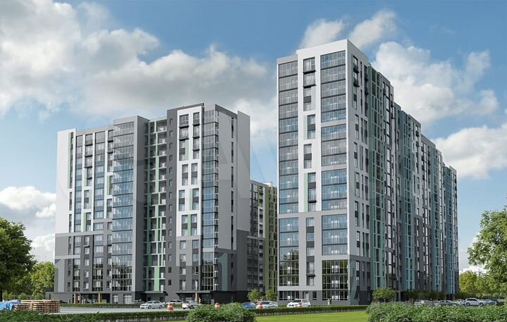 2-к. квартира, 81,4 м², 8/17 эт.