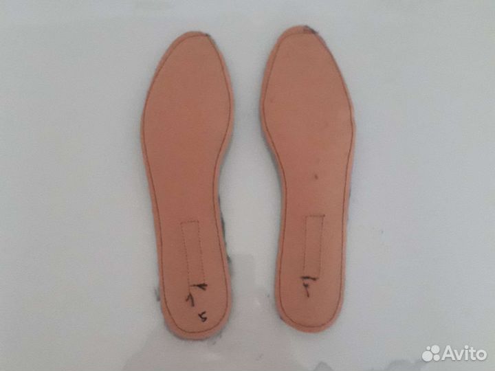 Стельки новые из натуральной шерсти, р.40, 41