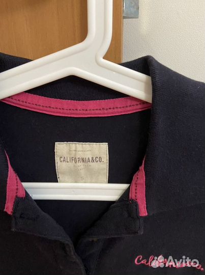 Поло черное, размер S